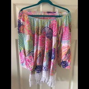Lilly Pulitzer Alia Multi Roar of the Seas Top